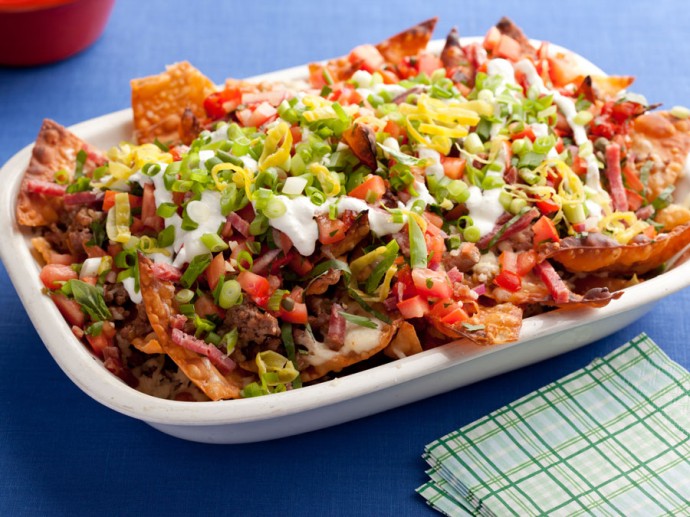 Chorizo and Manchego Nachos