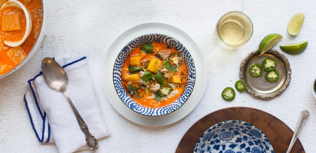 Thai Pork and Squash Soup