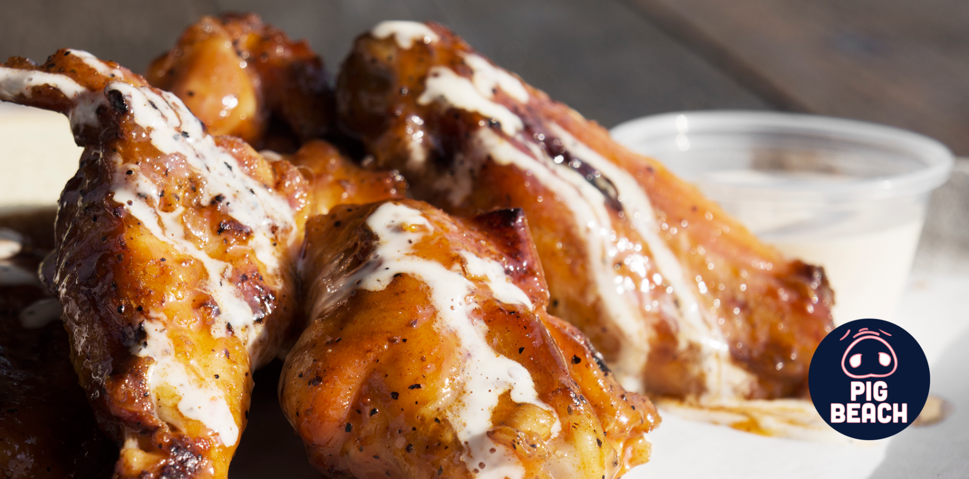 Smoked Hatch Wings from Pig Beach NYC thebacklabel