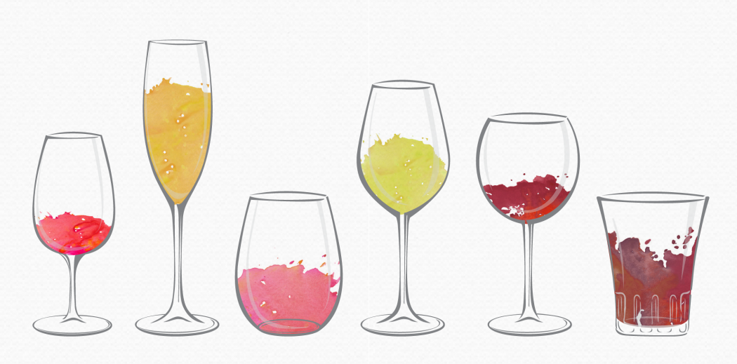 Basics: The Difference Between Red and White Wine Glasses