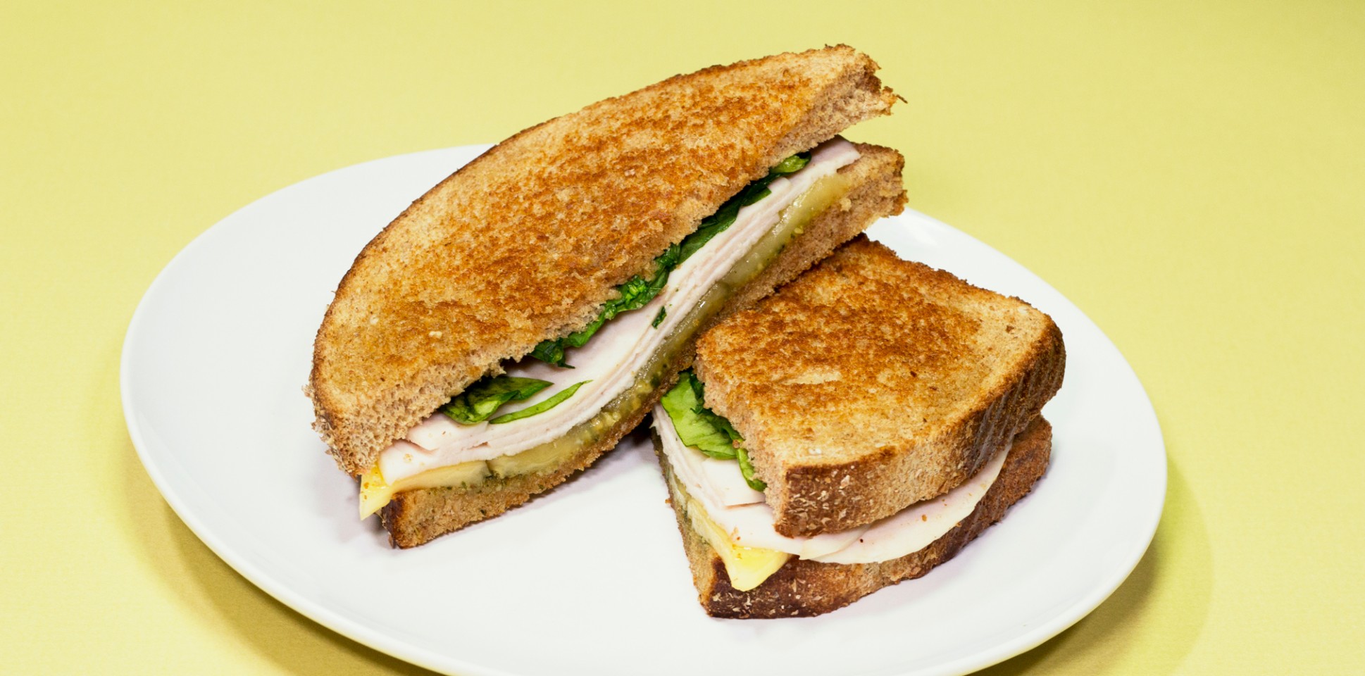 Pesto Turkey Grilled Cheese